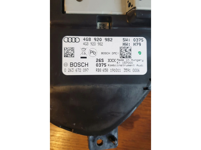 Přístrojová deska Audi A6 C7 2013 4G8920982