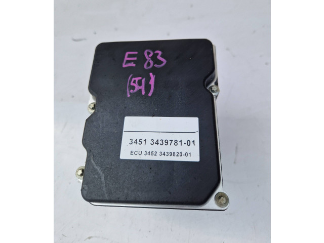 Блок АБС 3439781, 3439820   BMW  X3 E83  2003 - 2010 года