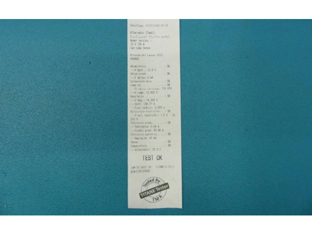 Генератор A2TX0881A, IMPRK954805 Mitsubishi Lancer VIII