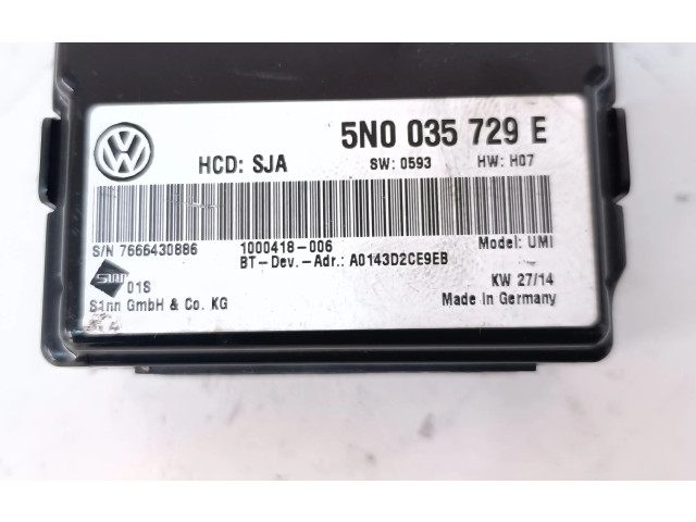 Блок управления 5N0035729E   Volkswagen Jetta VI