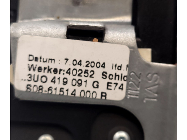 Руль Skoda Superb B5 (3U)  2001 - 2008 года 3U0419091G, S0861514000B      