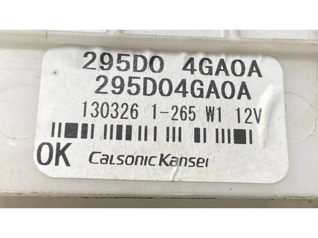 Вентилятор печки    295D04GA0A, 295PB4GA0A   Infiniti Q50