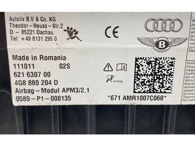 Рулевая рейка  Надувная подушка для пассажира 4G8880204D, 621630700   Audi A6 S6 C7 4G 2011 - 2018 года