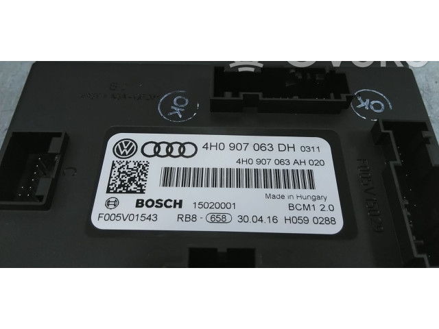 Модуль управления BSM 4H0907063DH, 4H0907063DA   Audi A6 S6 C7 4G    