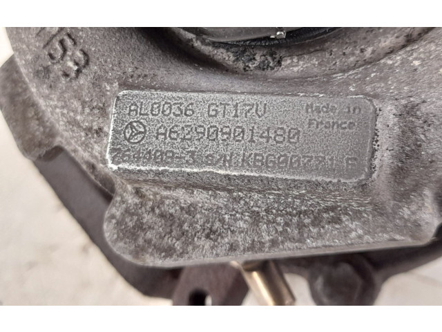  Турбина Mercedes-Benz ML W164  6290901480, 6290901080   для двигателя OM 629.912      