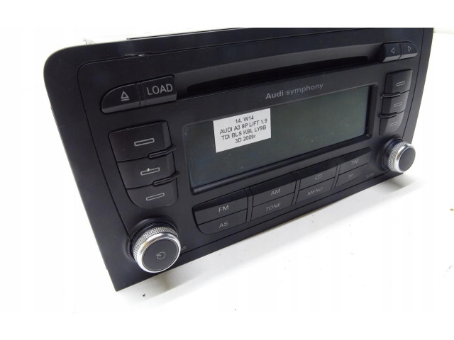 Радио/ проигрыватель CD/DVD / навигация 8P0035195M Audi A3 S3 A3 Sportback 8P