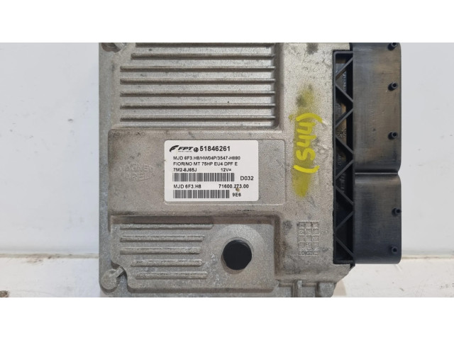 Блок управления двигателя 51846261 Fiat Qubo