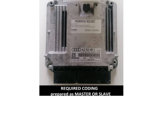 Řídící jednotka 4L0910409D, 0281015165   Audi Q7 4L 2008