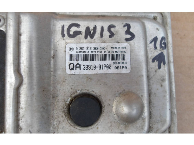 Блок управления двигателя 3391081P00, 0261S12369   Suzuki Ignis