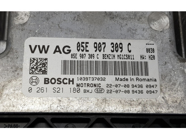 Блок управления двигателя 05E907309C, 05E906018CP Audi Q3 F3