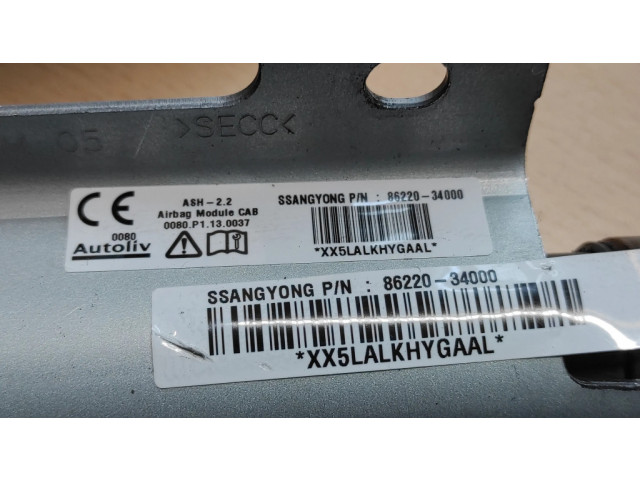 Боковая подушка безопасности 8622034000 SsangYong Korando