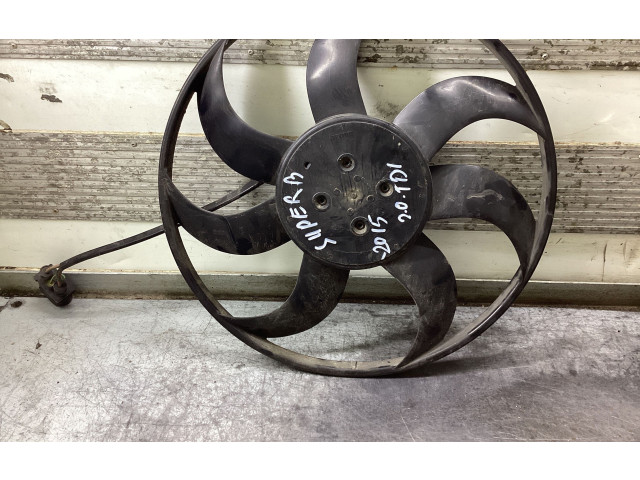 Вентилятор радиатора 5Q0121203CD, 5Q0959455AQ Skoda Superb B8 (3V)