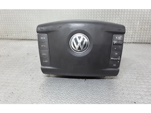 Подушка безопасности водителя 3D0880201BL Volkswagen Phaeton