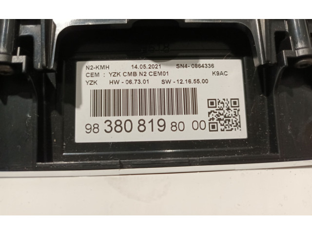 Přístrojová deska Citroen Berlingo 2021 9838081980