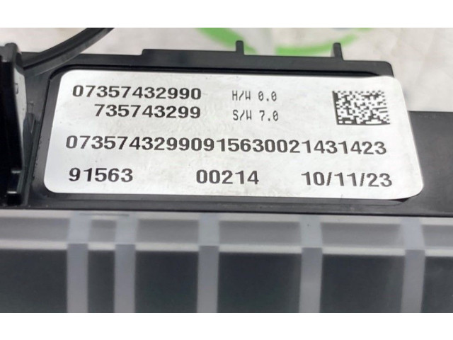 Блок управления климат-контролем 735743299, 7357432990 Fiat Ducato