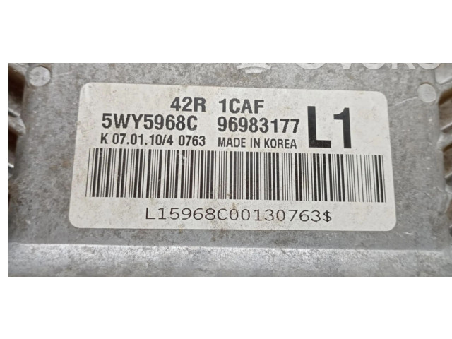 Блок управления двигателем Блок управления 96983177   Chevrolet Astra