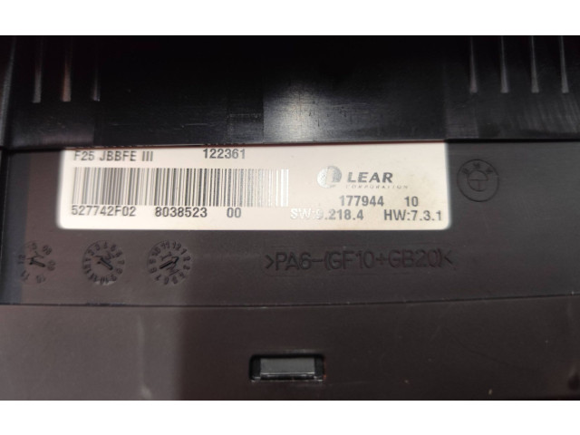 Блок предохранителей 527742F02, 8038523 BMW X3 F25