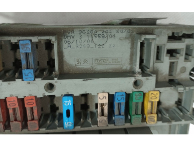 Блок предохранителей 9628024480, 9628024480 Citroen Xsara