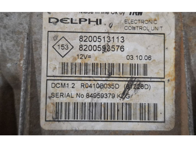Блок управления двигателя 8200513113, DA006169332   Dacia Logan Pick-Up