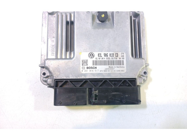 Řídící jednotka 3L906018CD, 0281016517   Volkswagen Tiguan 2010