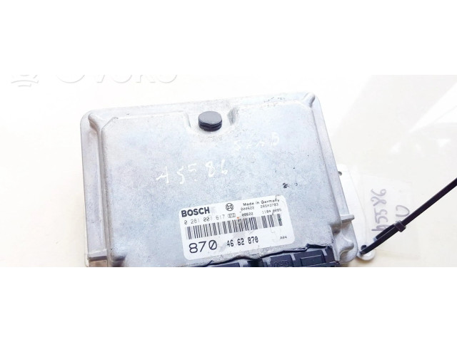 Блок управления двигателя 4662870, 0281001617 Saab 9-3 Ver1