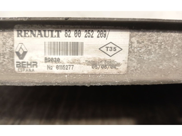 Интеркулер  8200252209, B9030BEHR   Renault Clio II 