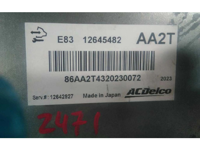 Блок управления двигателем Блок управления 12645482 Chevrolet Astra