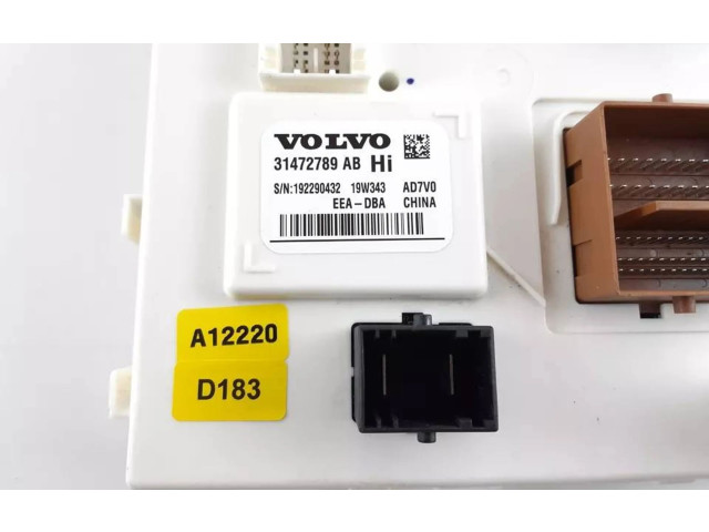 Блок комфорта 31472789AB, 31472789   Volvo S90, V90   