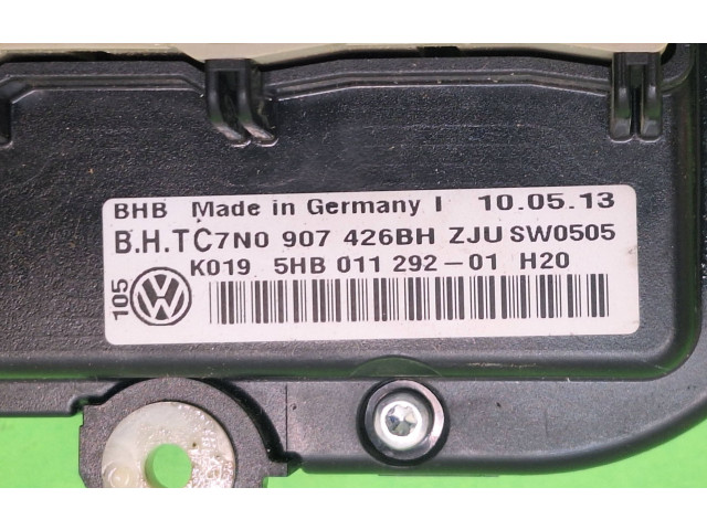 Блок управления климат-контролем 7N0907426BH, 5HB01129201 Volkswagen Caddy