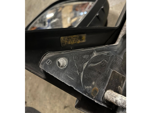 Zpětné zrcátko Volkswagen Transporter - Caravelle T5 2007 7H1857501DF, 070306113349