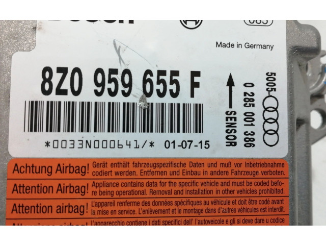 Блок подушек безопасности 8Z0959655F, 8Z0959655 Audi A2