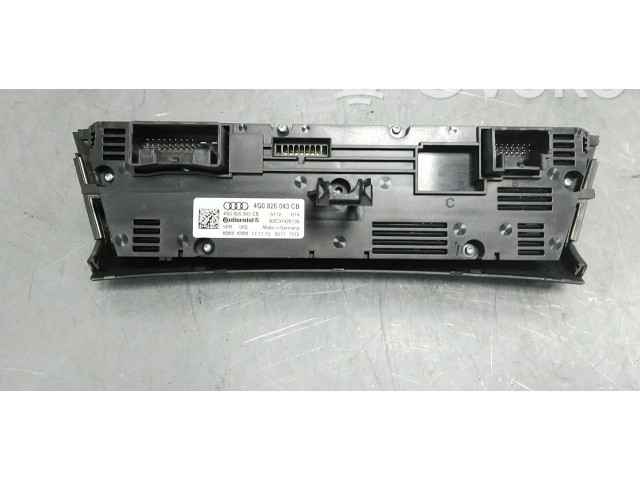 Блок управления климат-контролем 4G0820043CB Audi A6 S6 C7 4G