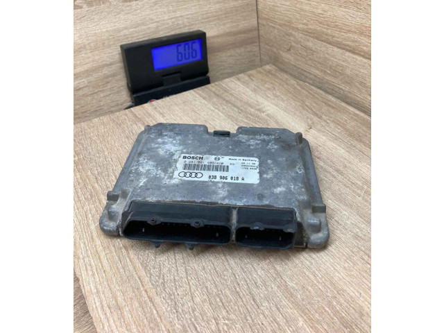 Блок управления двигателем Блок управления 038906018A, 0281001409 Audi A3 S3 8L