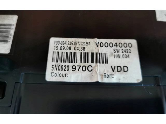 Přístrojová deska  Volkswagen Tiguan 2007 5N0920970C  