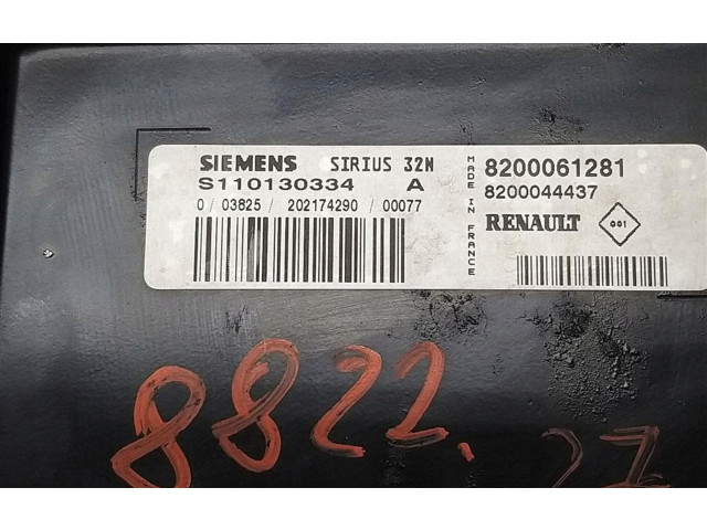 Řídící jednotka 8200061281 Renault Clio II 2000