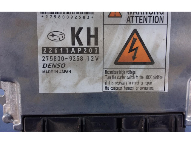 Блок управления двигателем Блок управления 22611AP203, 22611AP203 Subaru Forester SH