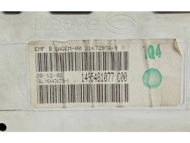 Дисплей 1495481077 Citroen C8