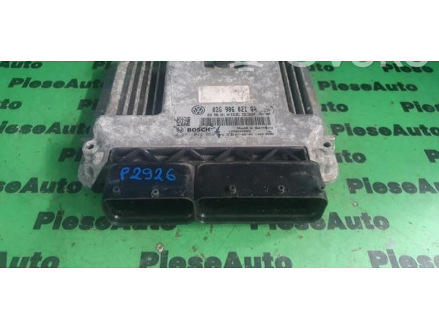 Блок управления двигателем Блок управления 0281014052, 03G906021QA   Volkswagen Golf Plus
