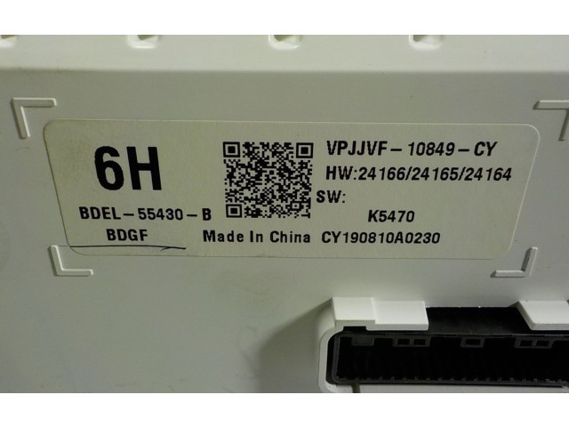 Přístrojová deska Mazda 3 2019 BDEL55430B