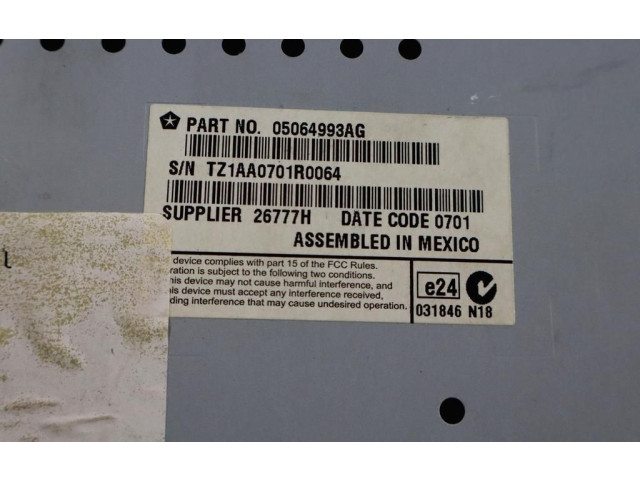 Дисплей    05064993AG   Fiat Freemont