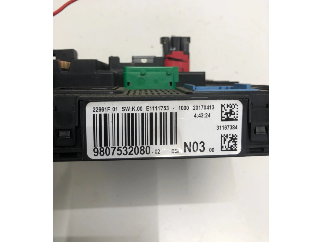 Блок предохранителей 9807532080, E1111753   Peugeot 2008 I    