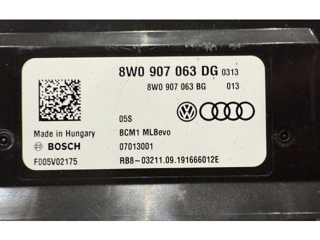 Блок комфорта 8W0907063DG   Audi A5   