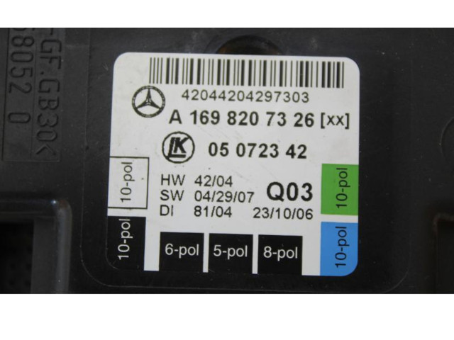 Блок управления A1698207326, A1698207326 Mercedes-Benz A W169