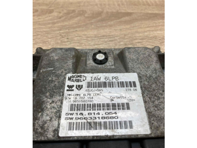 Řídící jednotka 9663318680 Peugeot 307 2001