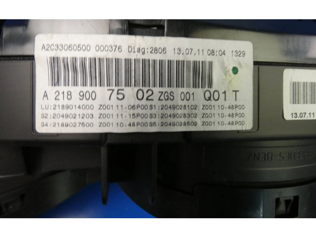 Přístrojová deska Mercedes-Benz CLS C218 X218 2012 A2189007502, A2C33060500