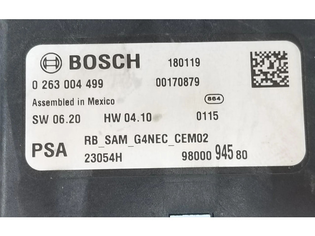 Блок управления 9800094580   Citroen DS4