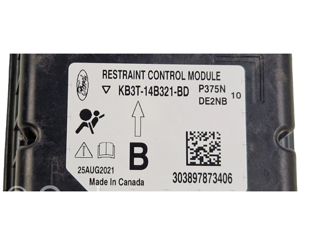 Блок подушек безопасности KB3T14B321, KB3T14B321BD Ford Ranger