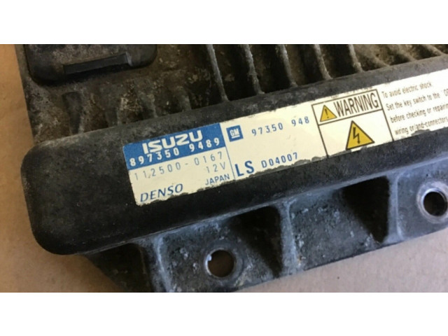 Блок управления двигателя 8973509489, 97350948   Opel Meriva A