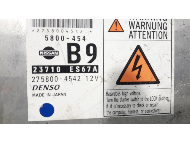 Řídící jednotka 23710ES67A, 2758004542 Nissan X-Trail T30 2005