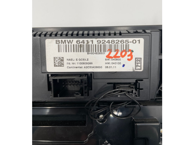 Блок управления климат-контролем 9248265 BMW X3 F25